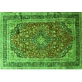 thumbnail image 1 of Ahgly Company Indoor Rectangle Medallion Green Traditional Area Rugs, 2' x 3', 1 of 1