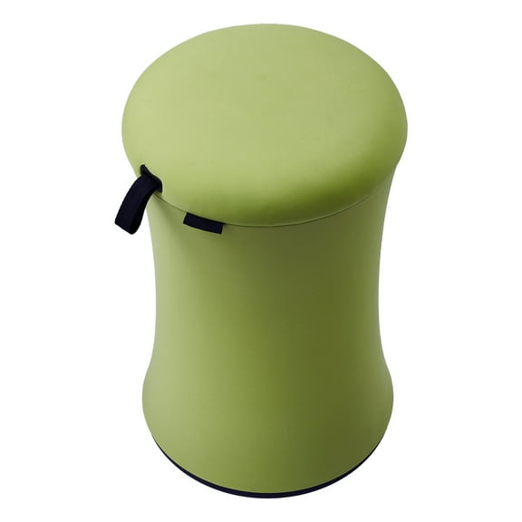 KFFKFF Wobble Stool, Adjustable Height (19.3-25'') with Cloth Upholstery, Iron & Sponge Flexible Chair for Teens (12-18), Perfect for Classroom, Office, or Home Use, 20° Lean, Green
