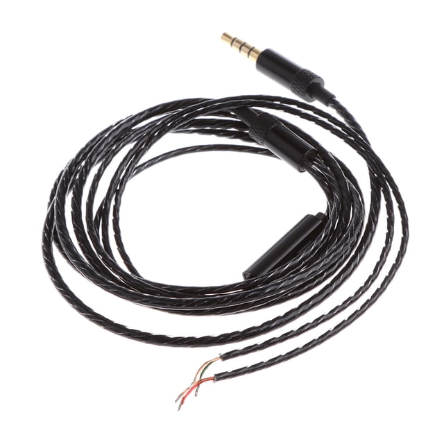 Cable de actualización perfecl chapado en oro 3.5mm AUX Reemplazo de sonido para DIY