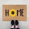 thumbnail image 3 of Welcome Mat Summer Theme Doormat Home Sunflower Door Mat Indoor Entrance 16x24IN Summer Door Mats Spring Decor Gifts for Housewarming Low-Profile Floor Mat for Yard, Garage, High Traffic Areas, 3 of 7