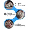 thumbnail image 3 of Almohadas de embarazo para dormir, almohada de maternidad, soporte de almohada de cuerpo de embarazo para espalda, piernas, vientre, caderas de mujeres embarazadas, desmontable y ajustable, 3 of 3