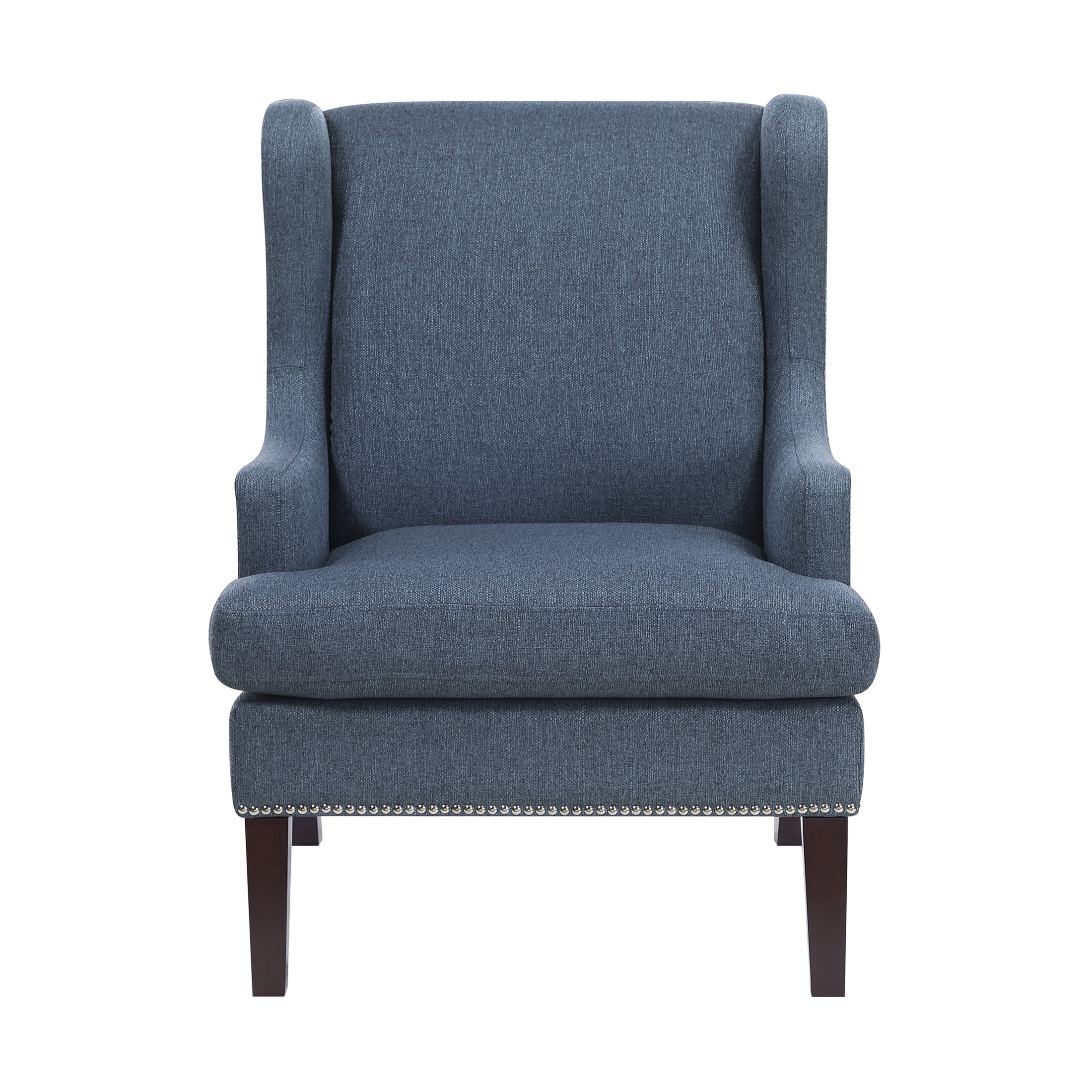 OakvillePark Briarhollow Textured Fabric Accent Chair, Blue