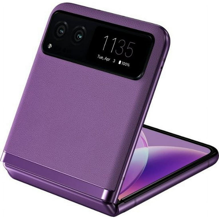 Motorola razr 40s パープル 本体 Motorola Razr 40 5G Flip Phone, Foldable Display, 128GB, Unlocked
