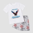 thumbnail image 7 of Girls Summer Outfits 2Pcs Kids Clothes Girls Tie Knot Front Tops T-Shirts and Casual Short Sets 5-12Y Girls Summer Set 2-12 Years,4-5 Years, 7 of 7