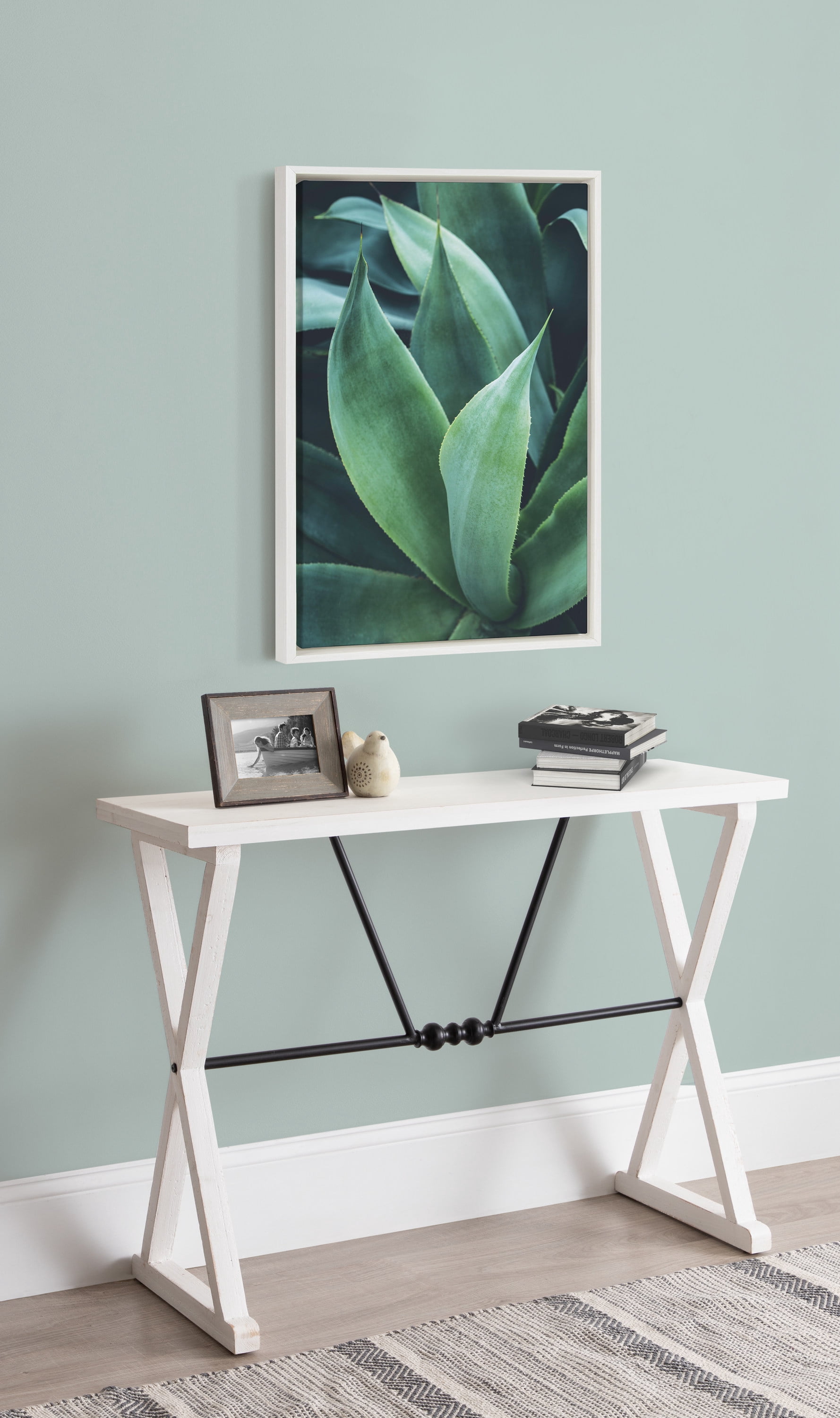 Kate and Laurel Sylvie Agave II Framed Canvas Art Print, 23" x 33", byF2 Images