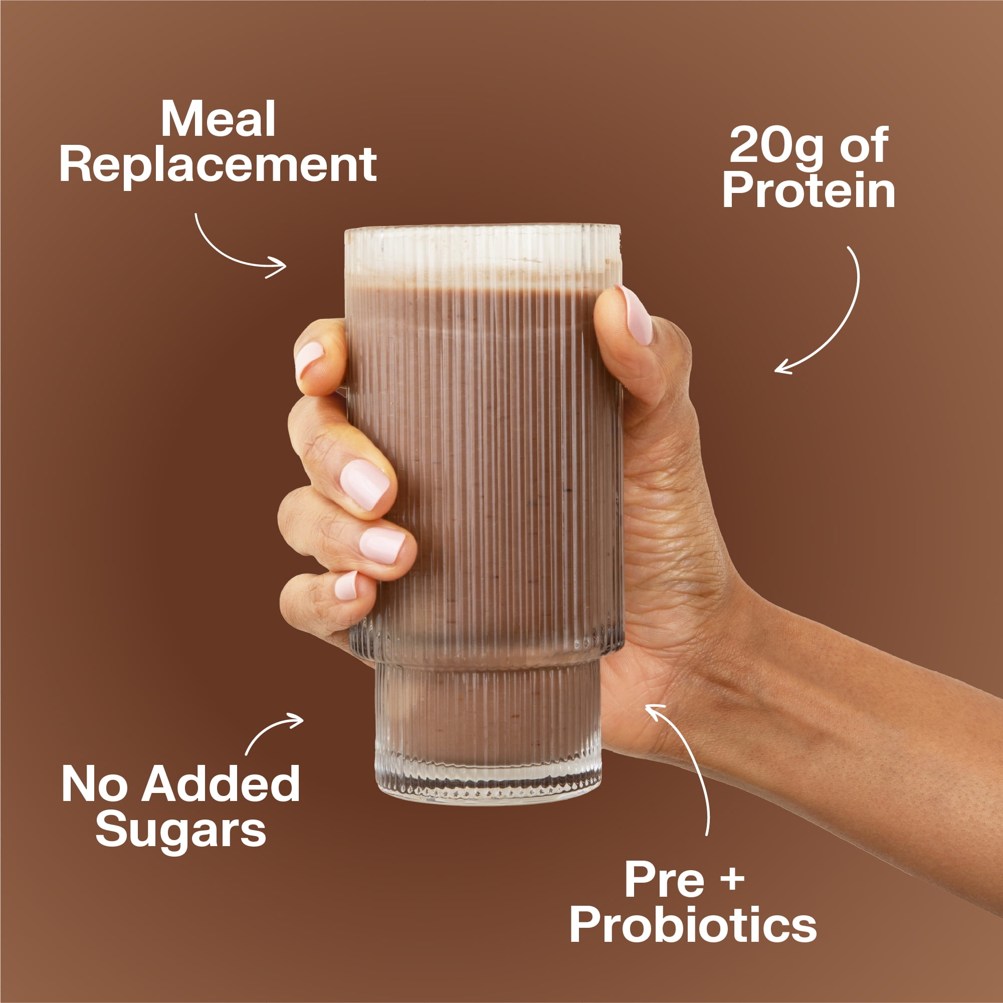 Superfood Protein + Greens, All-in-One Nutrition Shake with 20g Plant Protein, Chocolate, 10 Servings
