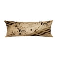 thumbnail image 1 of HATIART Note de Papier Chante Corps Oreiller Couvre Taie d'Oreiller 20x60 Pouces, 1 of 1