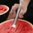 thumbnail image 7 of 2-in-1 Stainless Steel Fruit Cutter Cutter 2024 Latest Slicer Cutter Melon Cutter Tool Cutter Kitchen Stainless Steel Fruit Cutter, 7 of 7