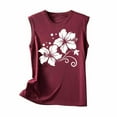 thumbnail image 3 of LSLJS Blouse Sans Manches Imprimée Mode Décontractée pour Femmes Col Rond Sexy Pull-Over Slim, Débardeurs pour Femmes, 3 of 4