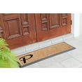 thumbnail image 2 of First Impression Rubber/Coir Molded Lucida 16-inch x 48-inch Monogrammed Doormat, 2 of 7