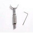 thumbnail image 1 of Práctico cuchillo de cuero de corte giratorio ajustable de acero inoxidable para trabajar el cuero JFHHH pequeña, 1 of 5