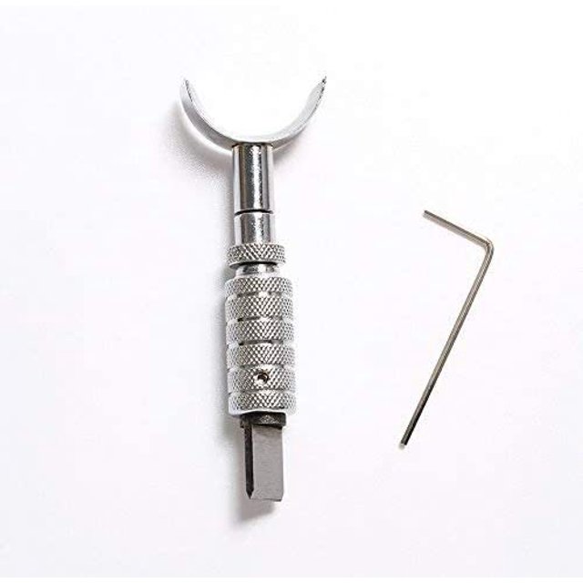 Práctico cuchillo de cuero de corte giratorio ajustable de acero inoxidable para trabajar el cuero JFHHH pequeña