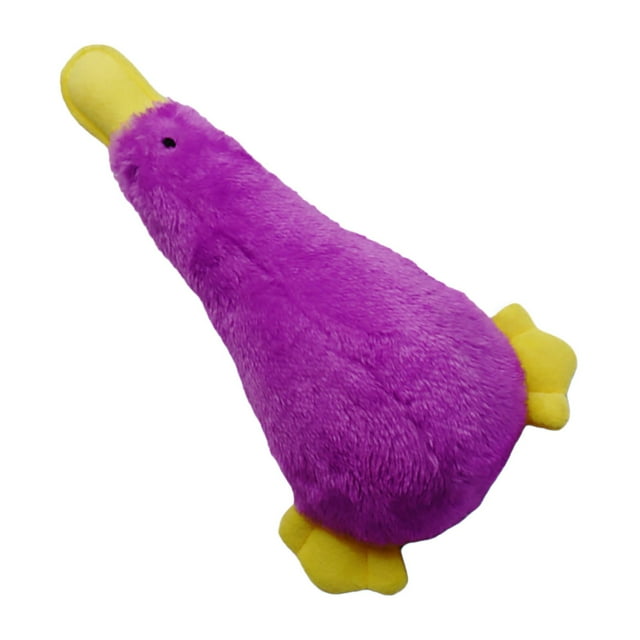 Plush Duck Dog Toy, Soft Teeth Cleaning & Grinding, Built-In Sound Device, Cute Design for Training & Play
