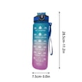 thumbnail image 3 of Kids Sport Water Bottle, 33.82 Oz Gym Cups for Women Drinking Bottles, Water Bottle Leak Proof Sport Water Bottles Sale, 3 of 6