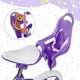 thumbnail image 4 of XJD 12 inch Kids Girls Bike for 3-12 Years Old Toddlers, Princess Children Bicycle with Training Wheels, Streamers, Basket, Doll Seat, Purple, 4 of 16