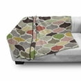 thumbnail image 3 of Modern Soft Flannel Fleece Blanket, Seamless Oriental Geometric Morrocan Doodle Pattern with Dots and Blank Colors Art, Cozy Plush for Indoor and Outdoor Use, 60" x 80", Multicolor, by Ambesonne, 3 of 6