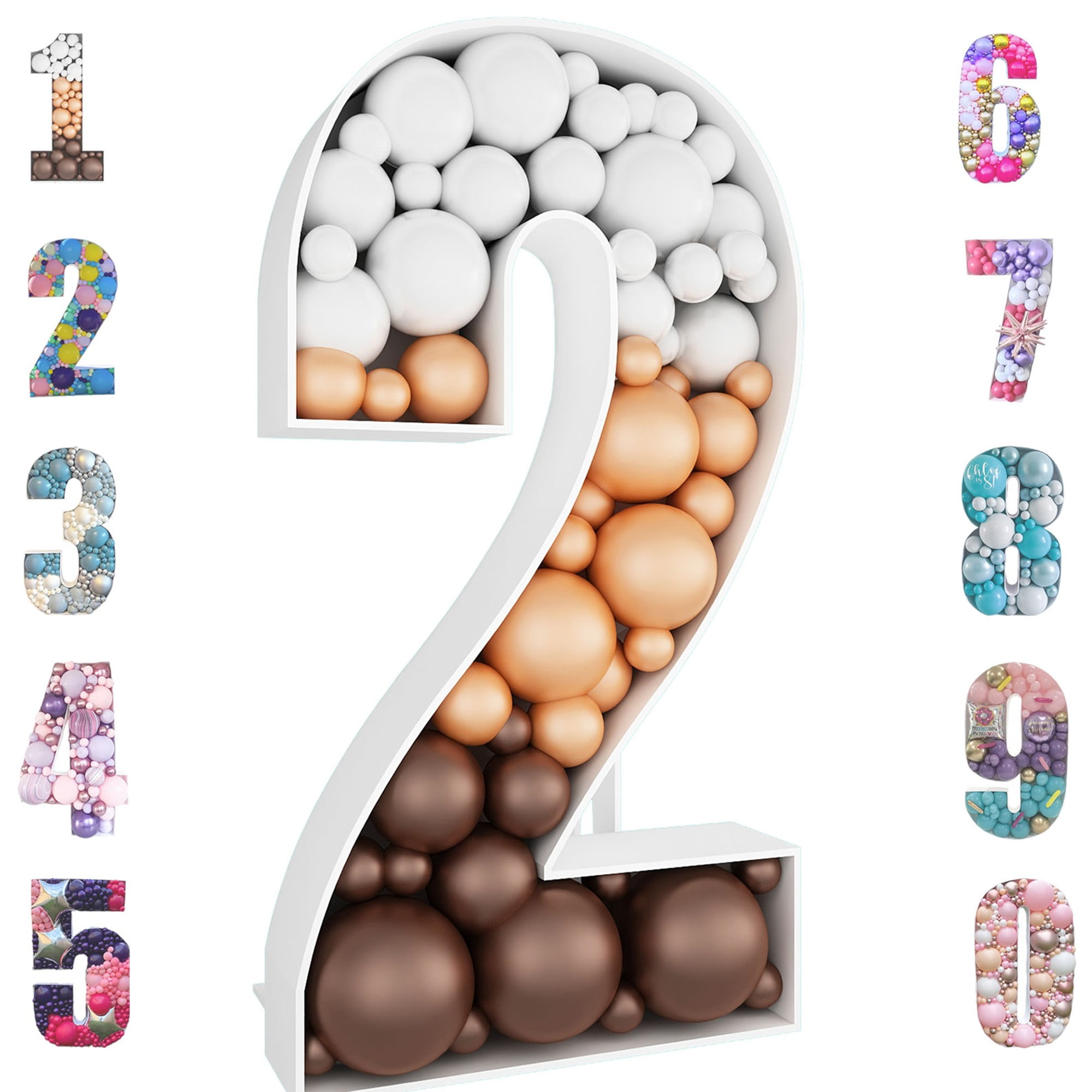  imprsv Marquee Numbers, 4FT Marquee Light Up Numbers for 5th  Party Birthday Decorations, Mosaic Numbers for Balloons, Large Cardboard  Numbers, Number Five Balloon Frame, Number Blocks Birthday Decor : Home 