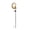 D, variant on KGJQ Solar Animal Garden Light, Moon Cat Bird Dog Solar Light with Metal Stake, Solar Powered Outdoor Animal Crescent Light for Patio Pathway Yard Decor