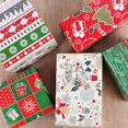 thumbnail image 2 of Christmas wrapping paper for children, adult green red and white for holidays, parties., 2 of 11
