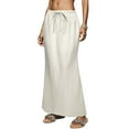thumbnail image 4 of GEWSEY Womens Maxi Skirt 2025 Casual Flowy Elastic High Waist Long Skirts (White, XXL), 4 of 7