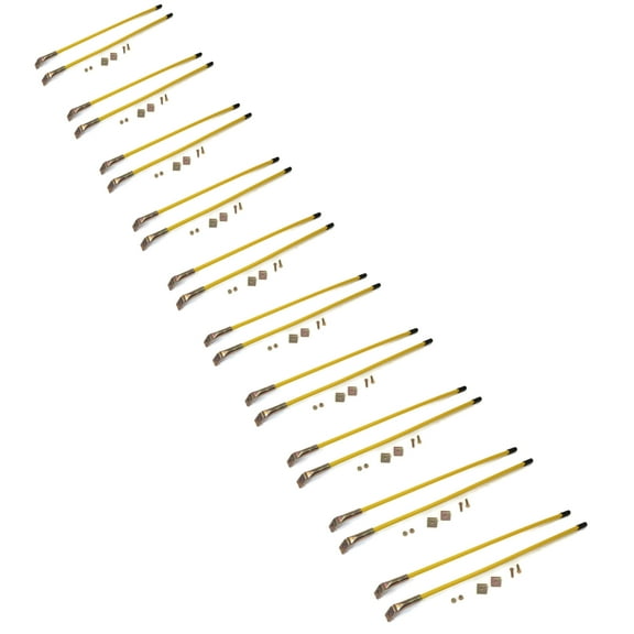 The ROP Shop 10 Pack -  Buyers Products Set of 26 Yellow Snowplow Blade Guides, 1308005