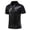 A-Black209, variant on Summer Mens Metallic Polo Shirts Short Sleeve Casual Glossy Notch Lapel Disco Party Clubwear Loose Fit Glitter Tee Shirt Versatile Tops