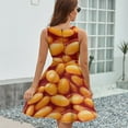 thumbnail image 6 of Baked Beans Dress Summer Street Style Dresses Female Sleeveless Printed Sundress, 6 of 7