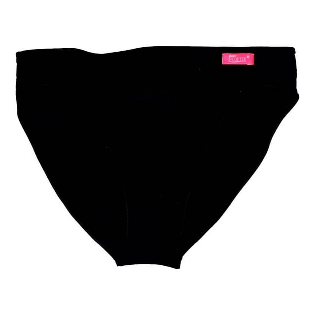 Bikini Body Siluette para Mujer, Negro Liso Talla EG