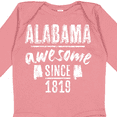 thumbnail image 4 of Inktastic Alabama Awesome Since 1819 Boys or Girls Long Sleeve Baby Bodysuit, 4 of 5
