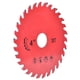 thumbnail image 2 of Hoja de sierra circular de carburo rojo de 4 pulgadas y 30 dientes, herramienta para máquina cortadora de carpintería, 2 of 8