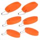 thumbnail image 1 of Uxcell 6-Pack Llavero Flotante para Navegación, Anillos de Llave a Prueba de Agua de Color Brillante para Deportes Acuáticos al Aire Libre [Naranja], 1 of 6
