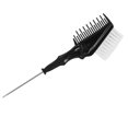 thumbnail image 4 of 3pcs Metal Tip H Ing Comb Double Use With Soft Nylon H Salon H Dye Brush For Hai, 4 of 5