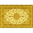 thumbnail image 1 of Ahgly Company Indoor Rectangle Medallion Yellow Traditional Area Rugs, 3' x 5', 1 of 4