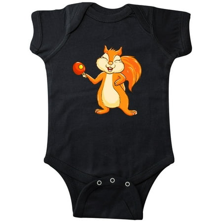 

Inktastic Squirrel Ping Pong Gift Baby Boy or Baby Girl Bodysuit