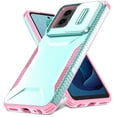 thumbnail image 1 of for Motorola Moto G 5G 2025 Rugged Case, Heavy Duty Hard PC Protective Shockproof Cover with Lens Sliding Camera Cover Drop Resistant Protective Phone Case for Motorola Moto G 5G 2025, Green, 1 of 7