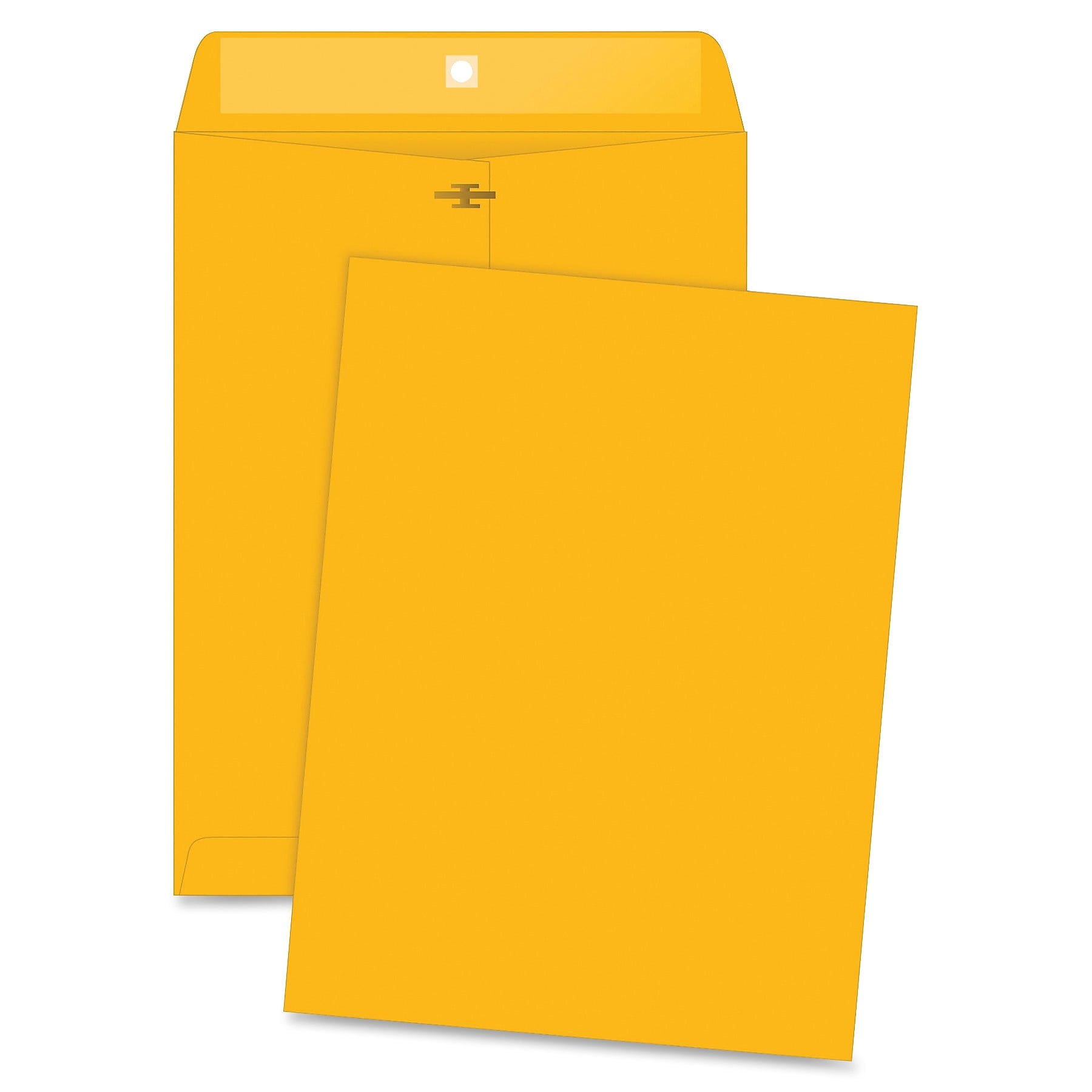 Business Source BSN36660 Clasp Envelopes- 28 lb.- 6in.x9in.- Brown Kraft