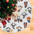 thumbnail image 5 of GZHJMY Halloween Christmas Tree Skirt Halloween Tree Skirt for Holiday Party Home Christmas Day Ornaments 48", 5 of 6