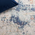 thumbnail image 6 of SAFAVIEH Phoenix Lynna Abstract Runner Rug, Ivory/Blue Rust, 2'2" x 9', 6 of 10