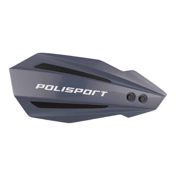 Polisport Bullit Handguard for Motocross Motorcycles–Universal Handguard Shield – Durable, Flexible, Easy to Install, Supermoto, Motard, Dirt Bikes & Off-Road Protection- Nardo Grey