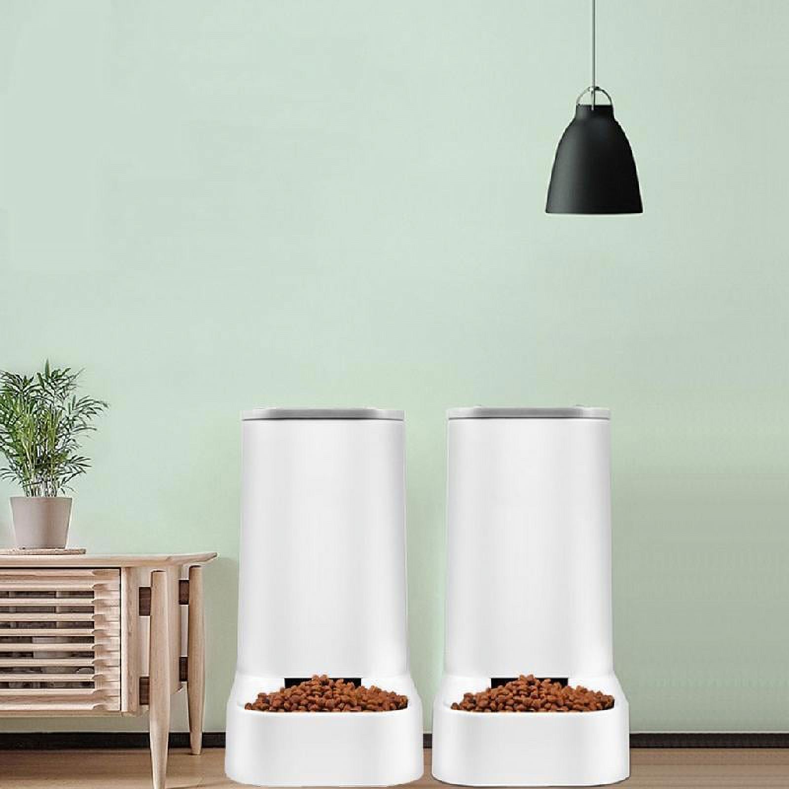 MANNYA Automatic for Cat Feeder Kibble Dispenser Large Capacity for Small Medium Large Dog Pets Puppy Kitten Easy to Use