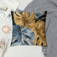 thumbnail image 2 of JRXY Palm Leaves with Lush Branches and Leaves Tropical Jungle Palm Leaves Short Plush Pillowcase 1 Piece White, 2 of 5