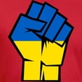 thumbnail image 3 of CafePress - Stand With Ukraine T Shirt - Men's Fitted T-Shirt, 3 of 4