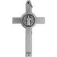 thumbnail image 2 of 2" St. Benedict Crucifix Pendant with Silver-Tone Finish, 2 of 2