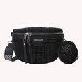 thumbnail image 2 of Fashion Rhinestone Waist Belt Bag Shoulder Crossbody PU Leather Chest Phone Pack, 2 of 6
