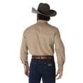 thumbnail image 4 of MS70319 Wrangler Khaki Long Sleeve Snap Work Shirt, 4 of 8