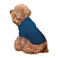 thumbnail image 5 of Fotbe Dark Blue Print Small Dog Sweater Hoodies Pet Grey Hooded Soft Fleece Sweatshirts with Pocket Fall Winter Puppy Cat Sweaters Warm Clothes-Large, 5 of 7