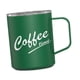 thumbnail image 3 of Taza de café aislada para acampar, viajar, picnic, beber al aire libre con asa y Verde, 3 of 9