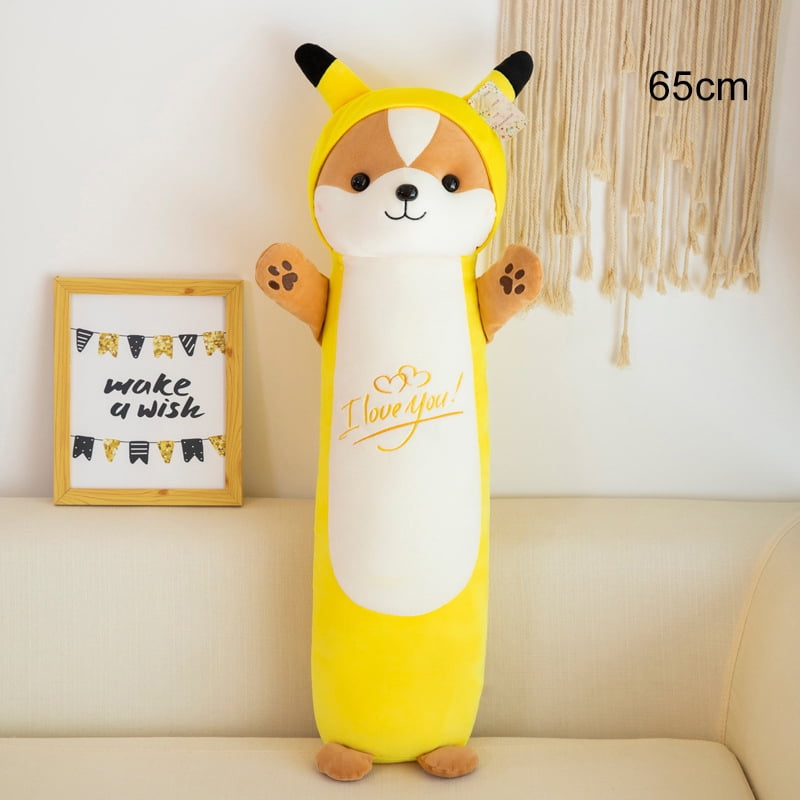 AnimalShaped Plush Doll Short Plushie Cotton Stuffed Animal Pillow Cuddling Toy For Bedroom Boy