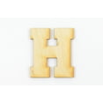 thumbnail image 1 of 1 Pc, 16 Inch X 1/8 Inch Thick Collegiate Font Wood Letters H Easy To Paint Or Decorate For Indoor Use Only, 1 of 2