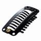 thumbnail image 5 of 200Pcs Clip Negro de Dientes para Clip de Broche de Presion de Extension de Pelo para El Uso de DIY (Negro) 32MM L, 5 of 5